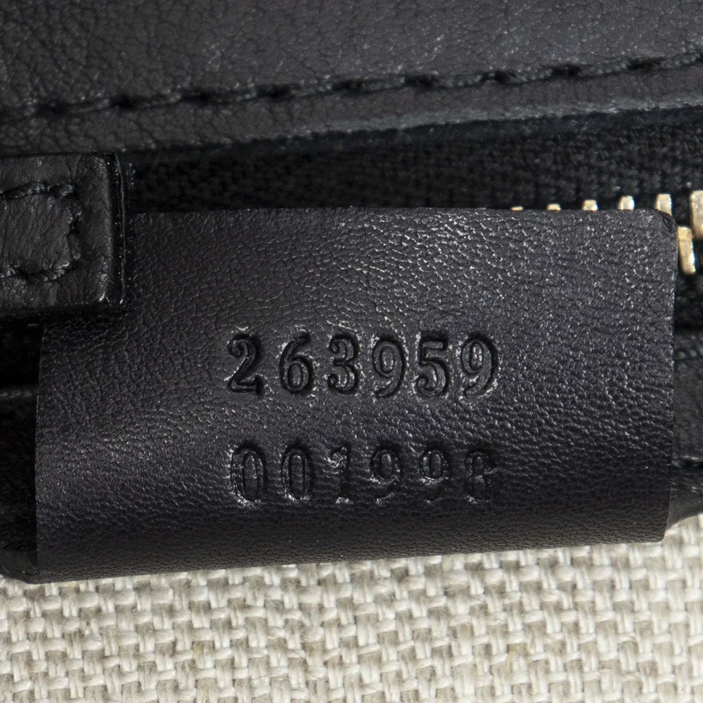 Gucci Black Leather Shoulder Bag - Picture 9 of 9